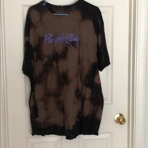 Prince purple rain bleached tee